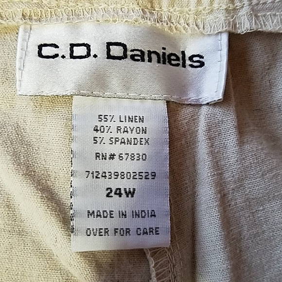 C D Daniels 24W Natural Spandex Ankle Length - Picture 5 of 6
